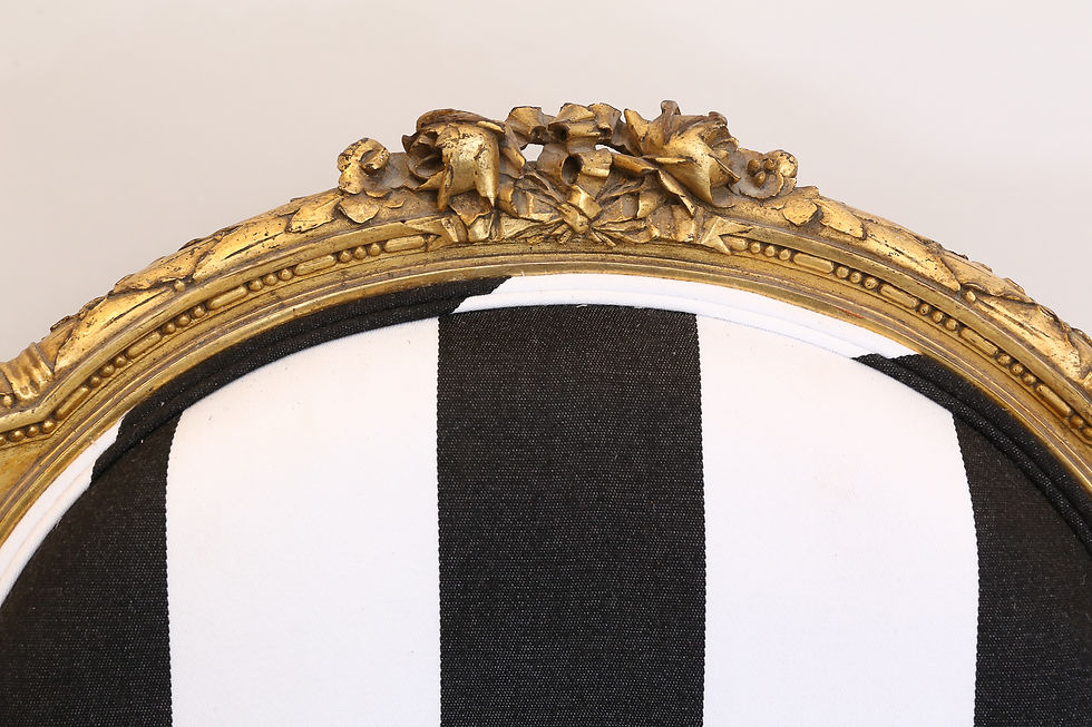 Thumbnail: ANTIQUE GOLD GILT ARM CHAIR