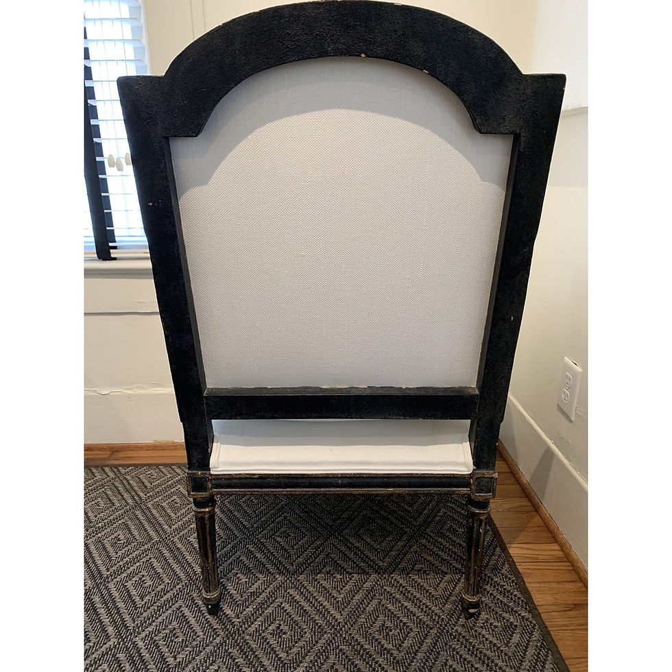 Thumbnail: LOUIS XVI ITALIAN UPHOLSTERED ARMCHAIR