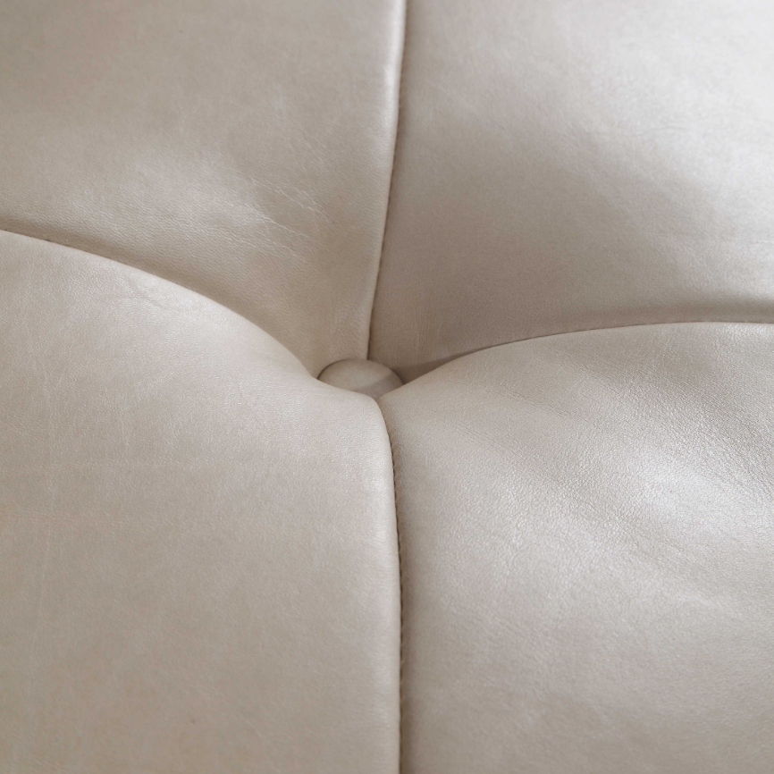Thumbnail: TUFTED LEATHER BENCH