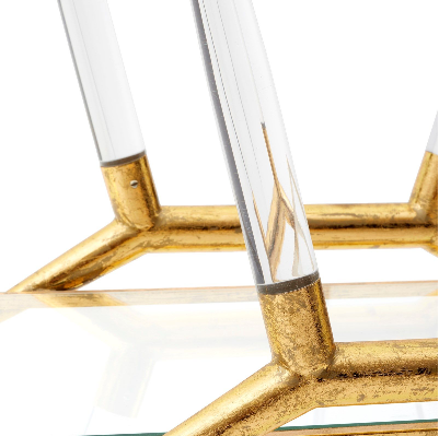 Thumbnail: GOLD LEAF BAR CART