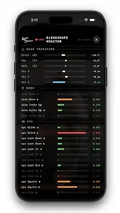 Anim Starter Face Mocap app
