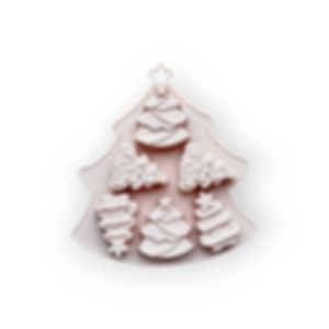 Molde Silicona L Arboles X6