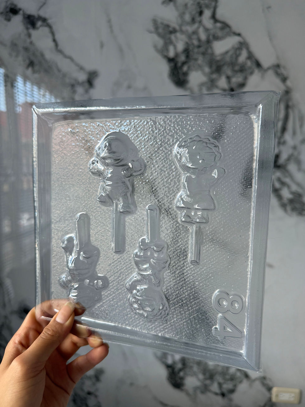 Miniatura: Molde niños acetato 