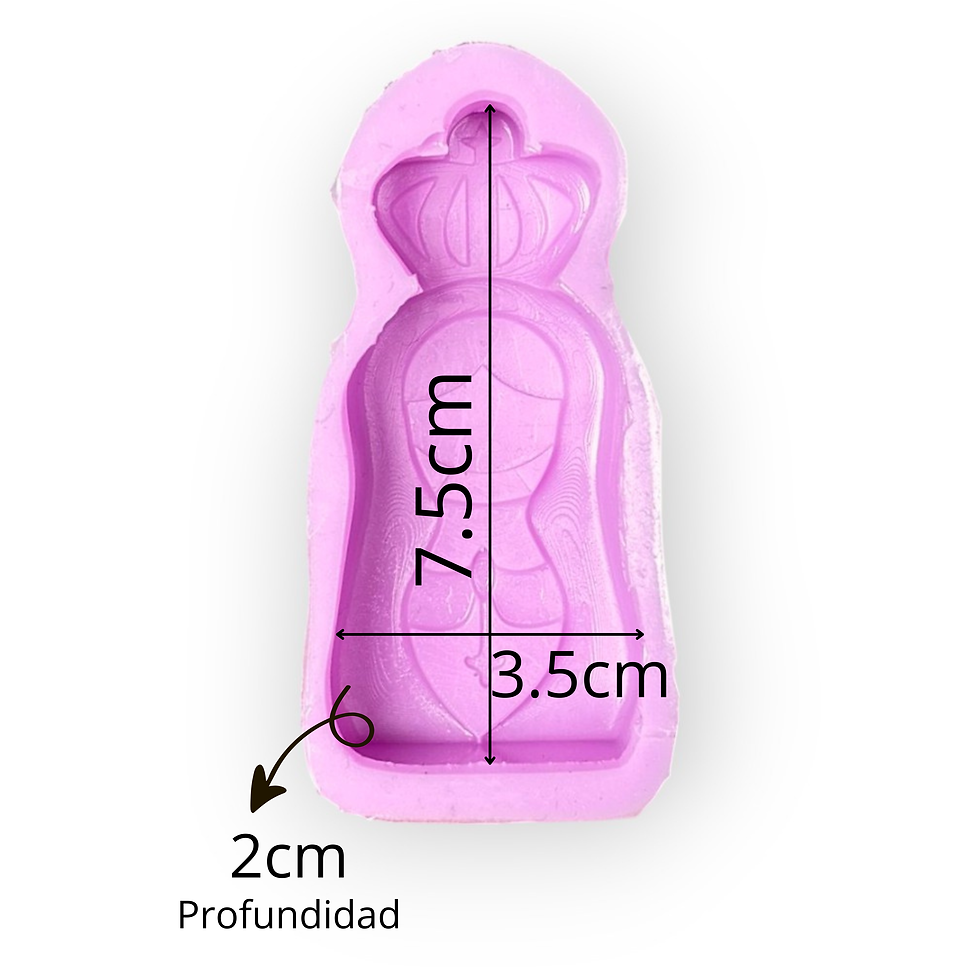 Molde Silicona Vela Virgen