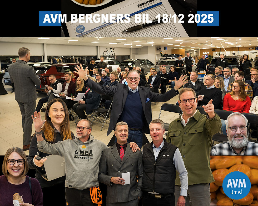 KIA bilarna bländade AVM Umeå nätverkarna!