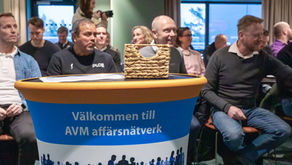 Över 100 företagare och kommunrepresentanter kommer att nätverka med AVM i slutet av denna vecka!