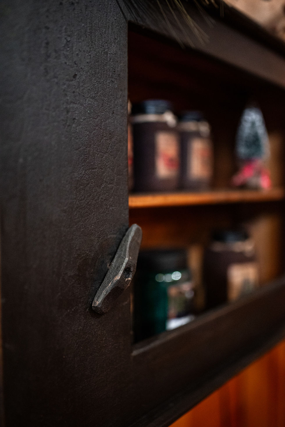 Thumbnail: Black Wall Hanging Cabinet