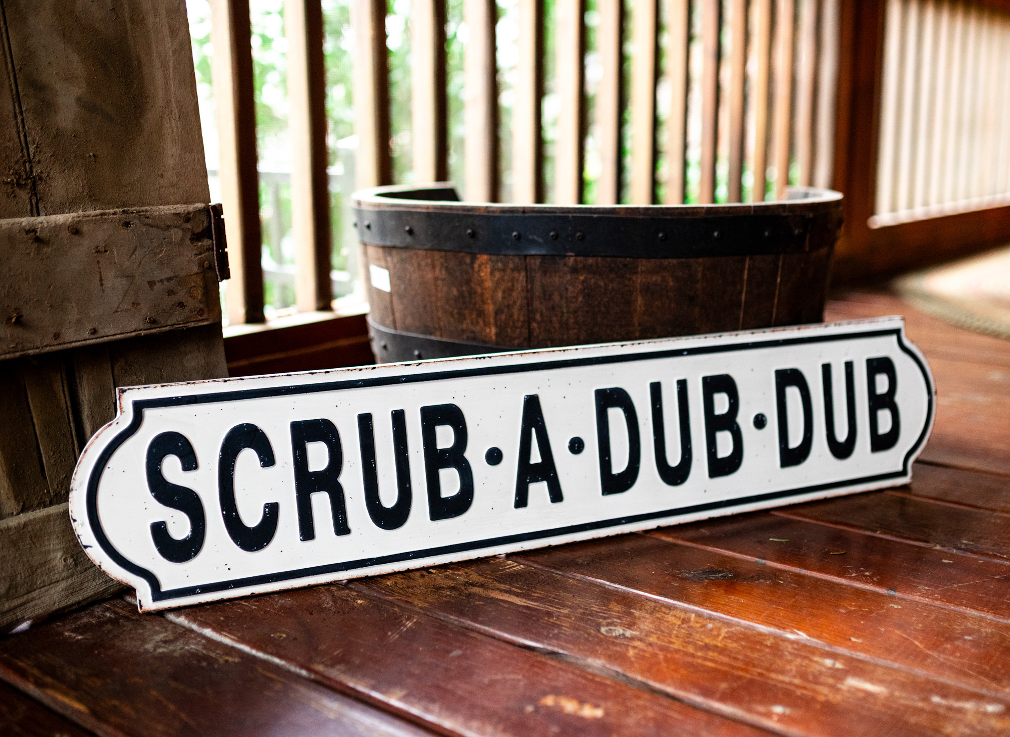 Scrub-A-Dub Sign