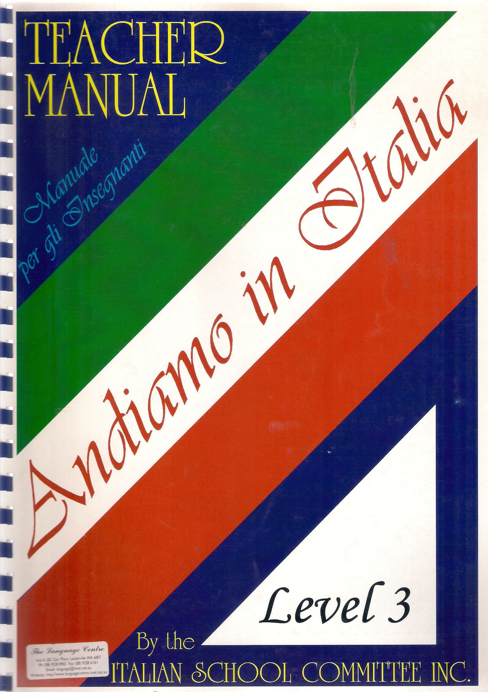 Andiamo in Italia (Teacher's Manual) Level 3