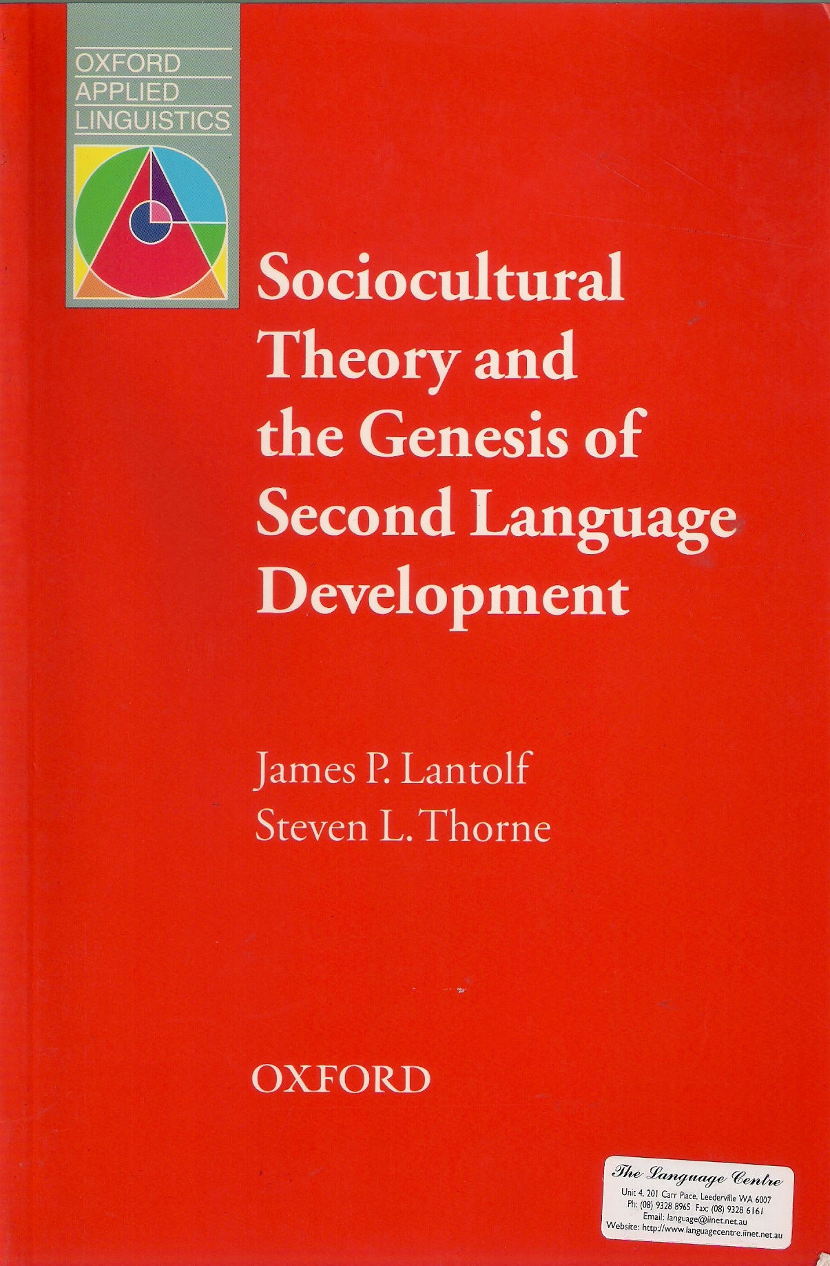Sociocultural Theory and the Genesis of second lan