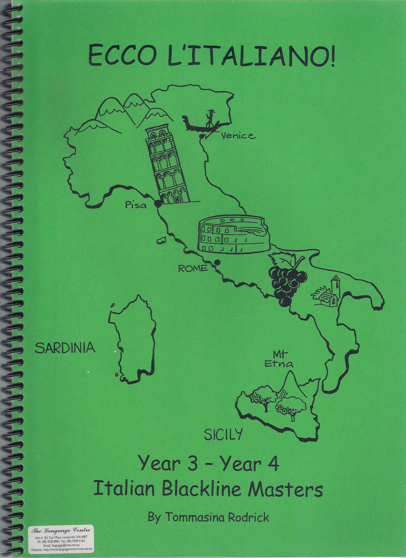 Ecco L’Italiano Year 3-4