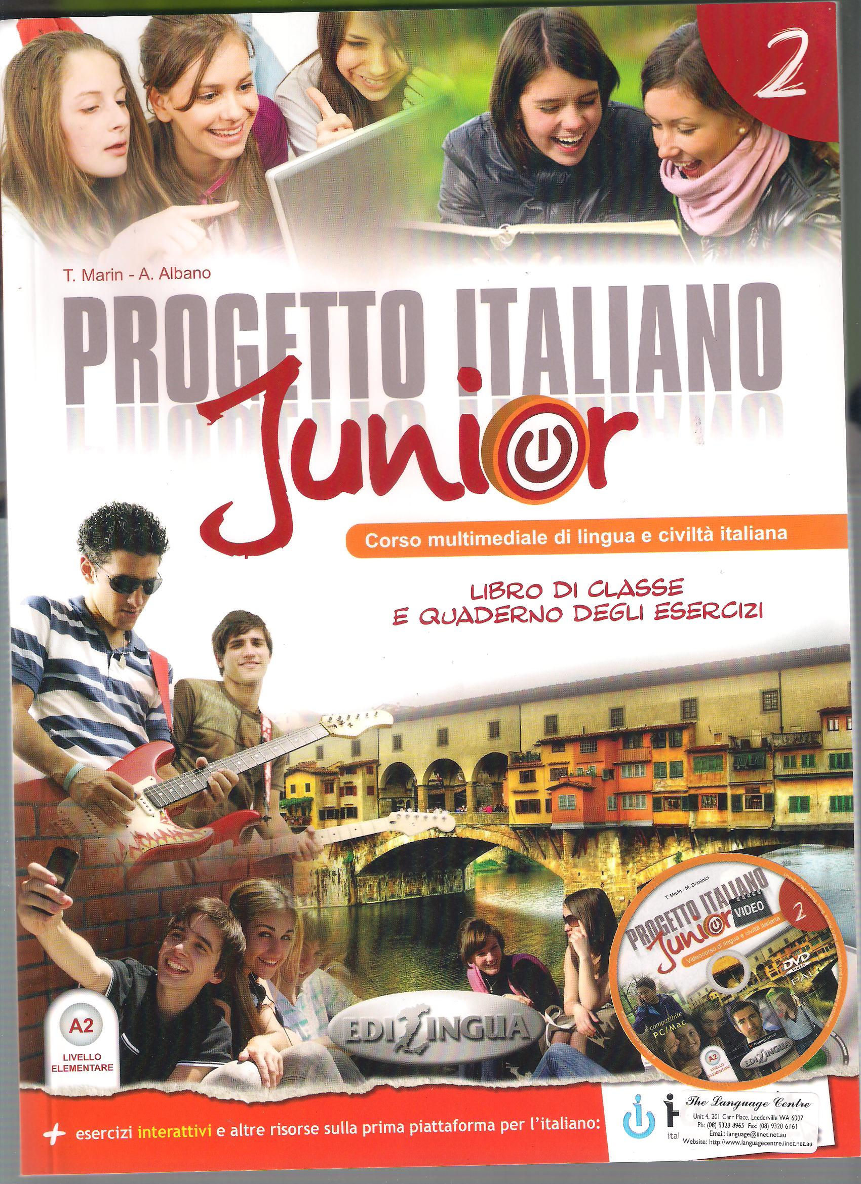 Projetto Italiano Junior 2 Bk/Cd Italian Ed
