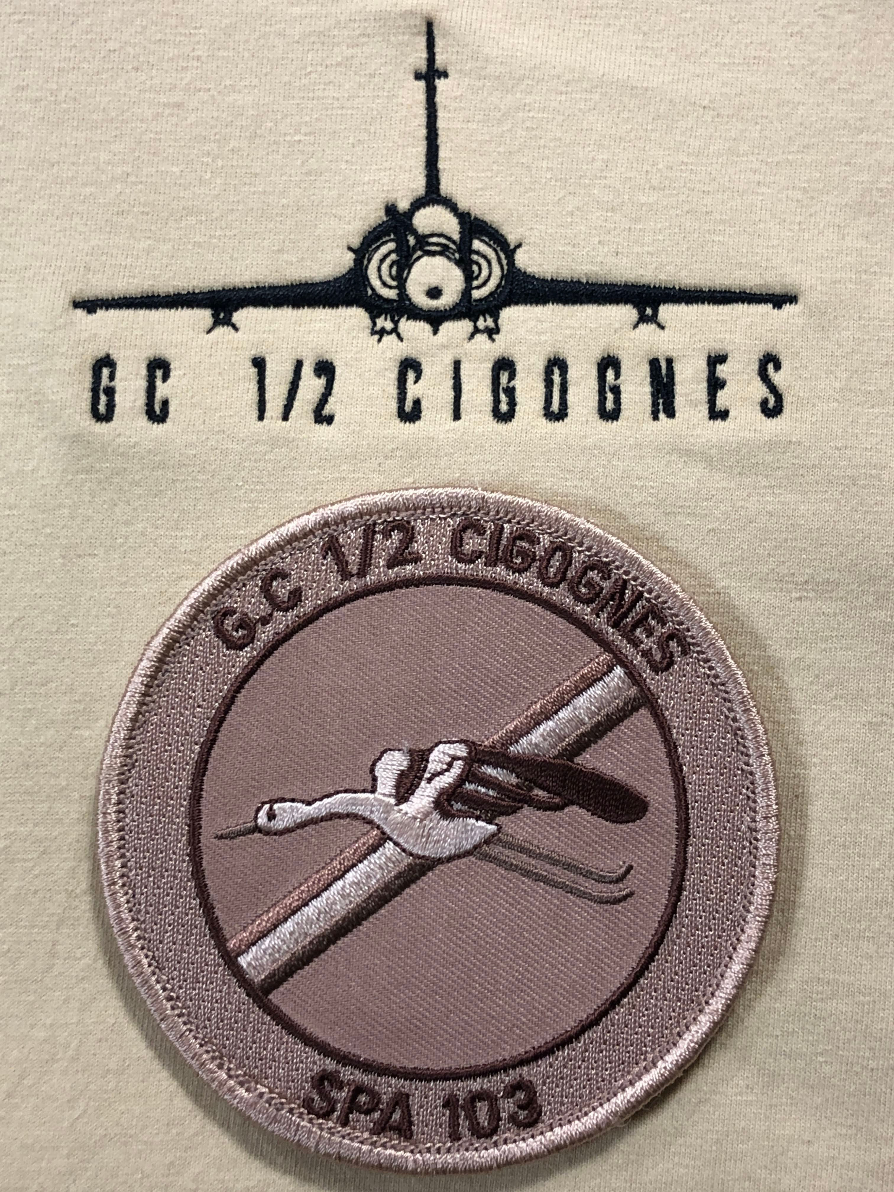 Patch rond SPA103 - Tissu sable