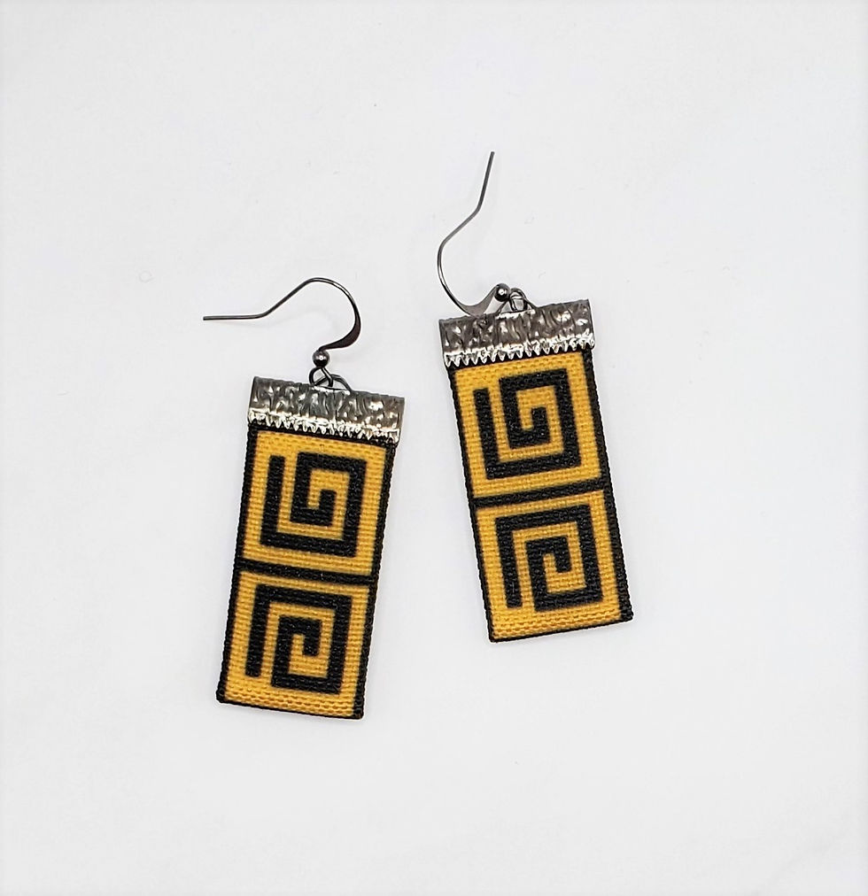 Thumbnail: Greek Key Earrings