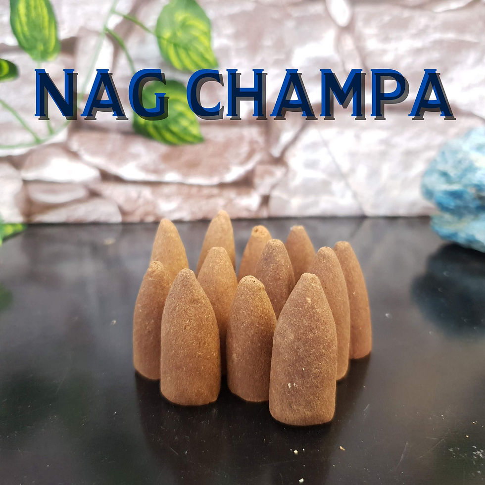 Nag Champa – Incenso Cascata Cone 12 unidades