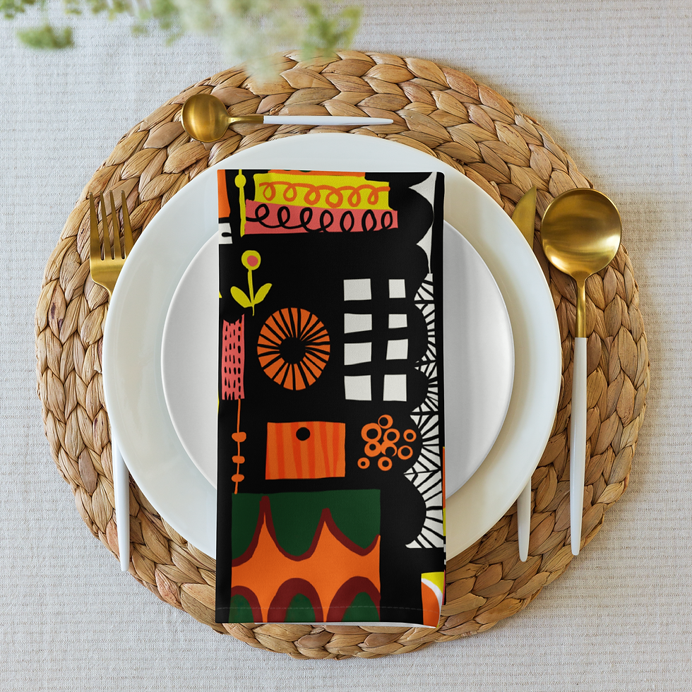 Thumbnail: Doll House-Cloth Napkin set of 4