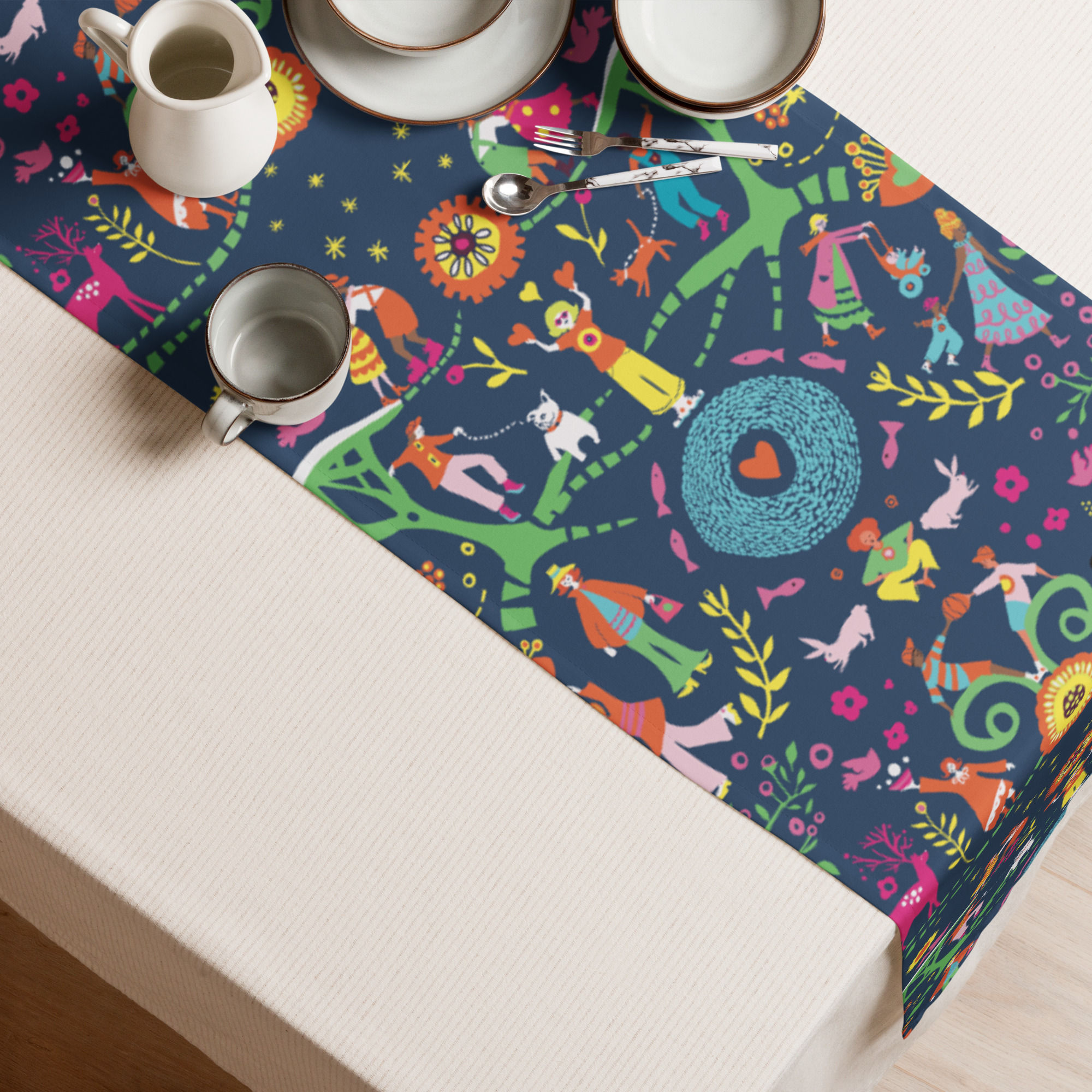 Alpine Village Table runner