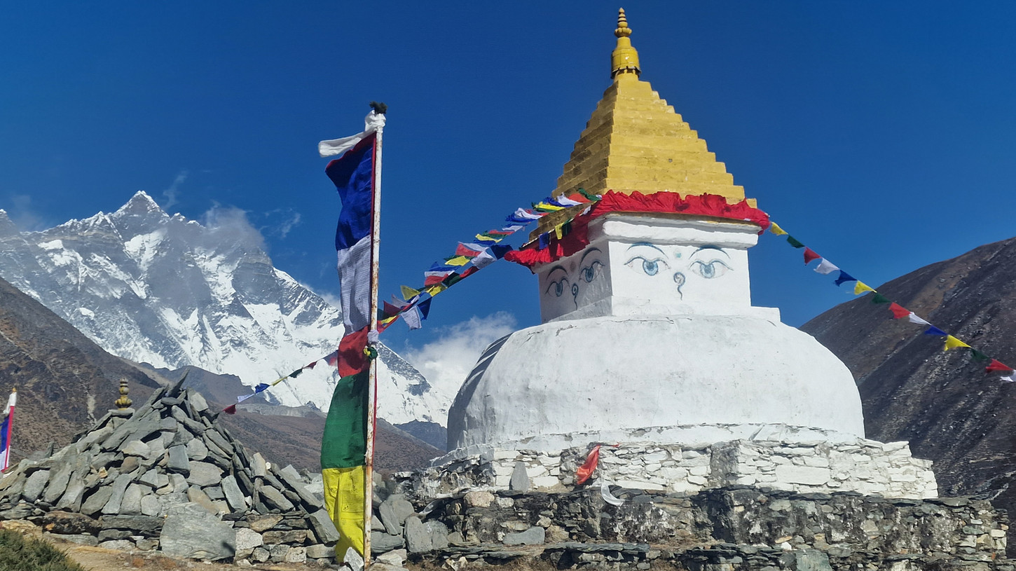 A Stupa at Dingboche