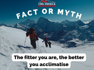 Fitness and aclimatisation