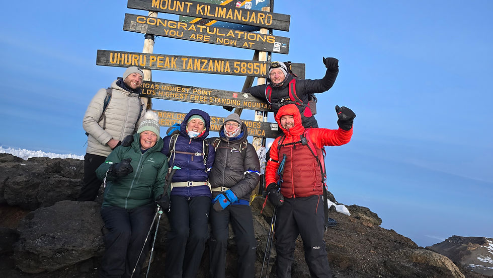 The summit of Kilimanjaro