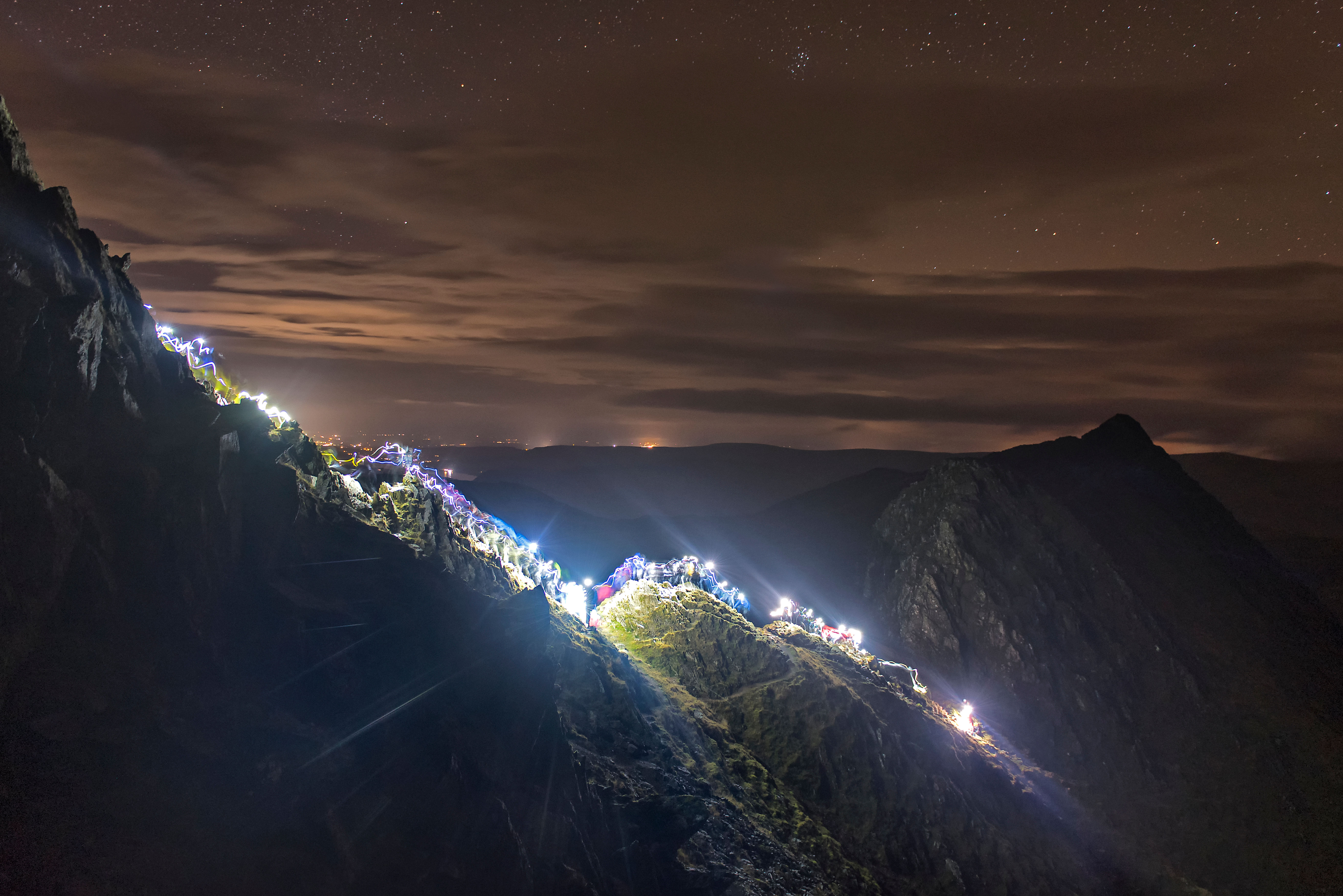 Striding Edge by Torchlight 2019