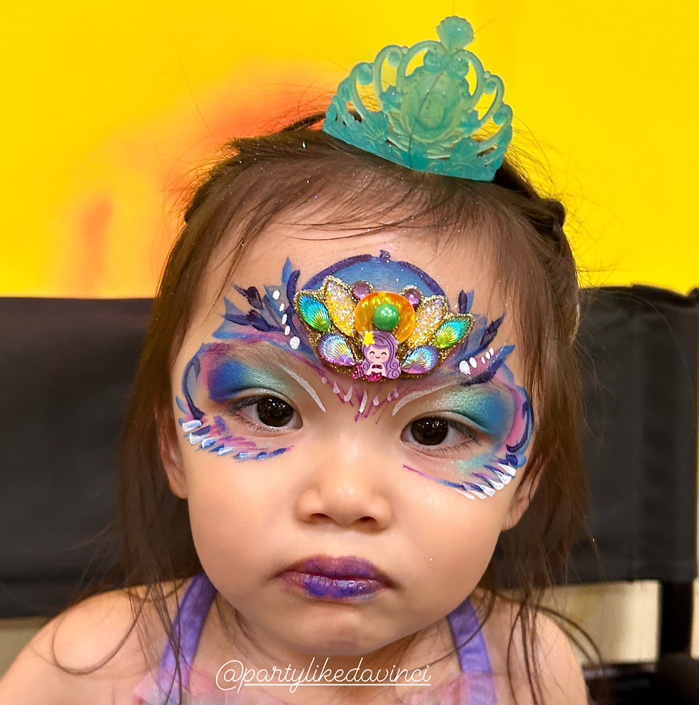 Thumbnail: Princess with Bling & Glitter Party with Face Paint and Hair Coloring! $350