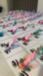 Thumbnail: Unicorn Party with Horns with Face Paint, Glitter and hair coloring! $350