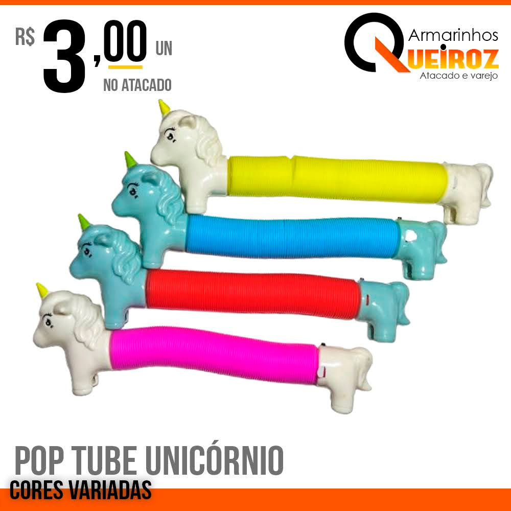 POP TUBE - UNICÓRNIO (CORES VARIADAS)