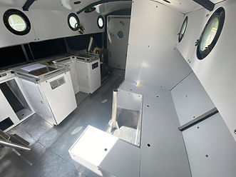 Aluminum Sailboat Interior