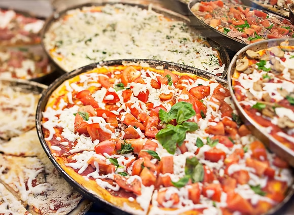 Fresh New York-style pizza