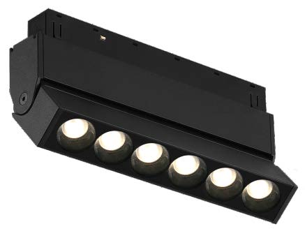 Lucea Track48V Spot-Modul für das 48-V-Schienensystem in Schwarz