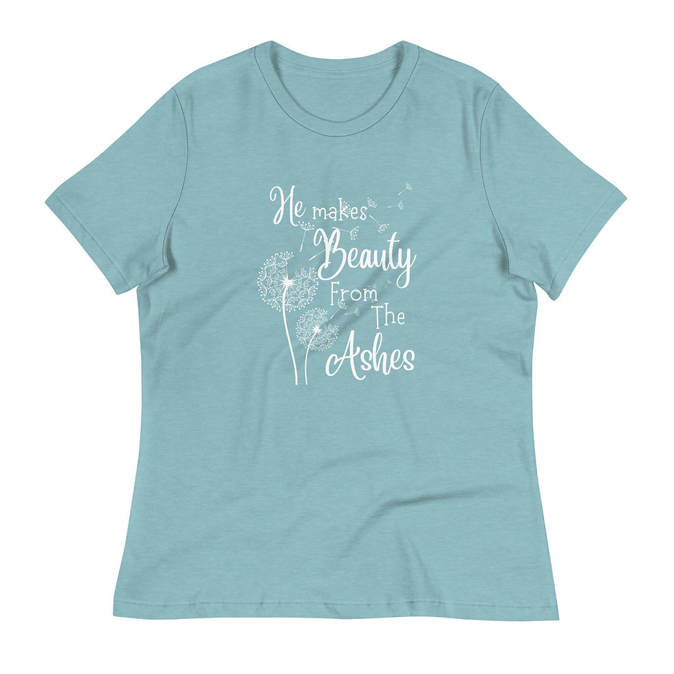Thumbnail: He Makes Beauty From The Ashes Women's Relaxed T-Shirt