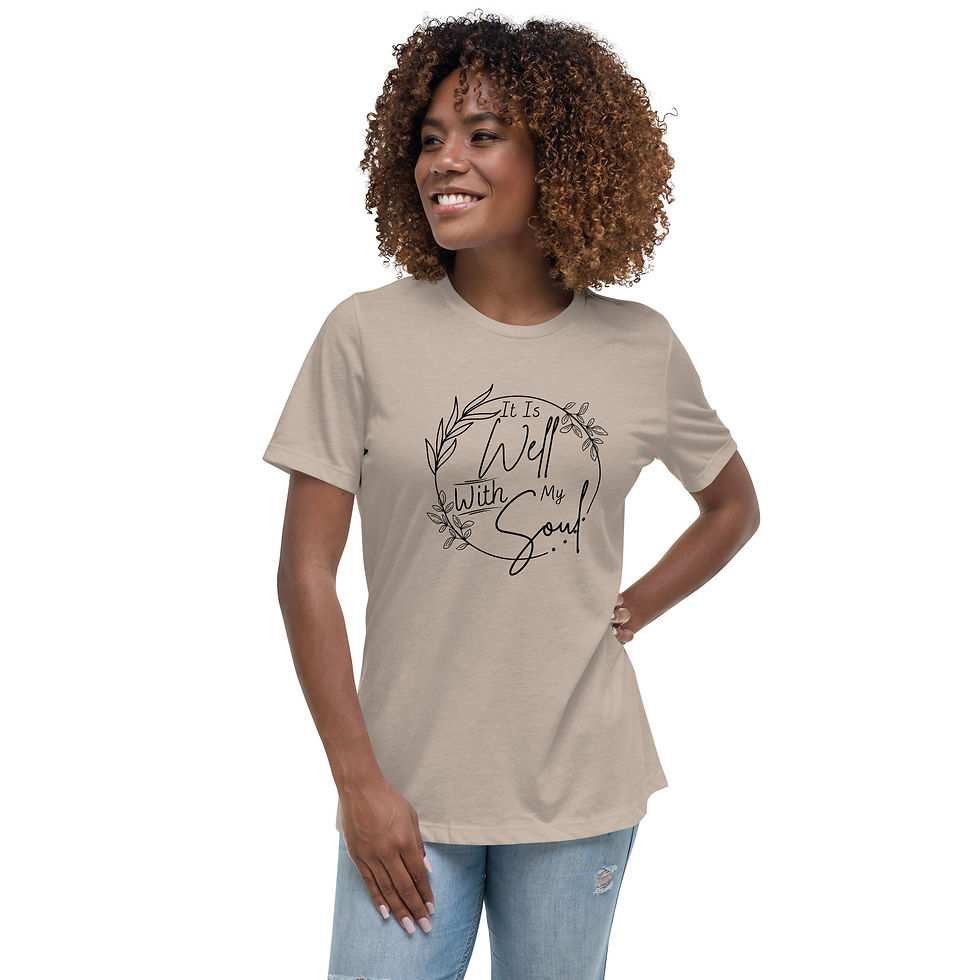 Thumbnail: It is Well With My Soul Women's Relaxed T-Shirt