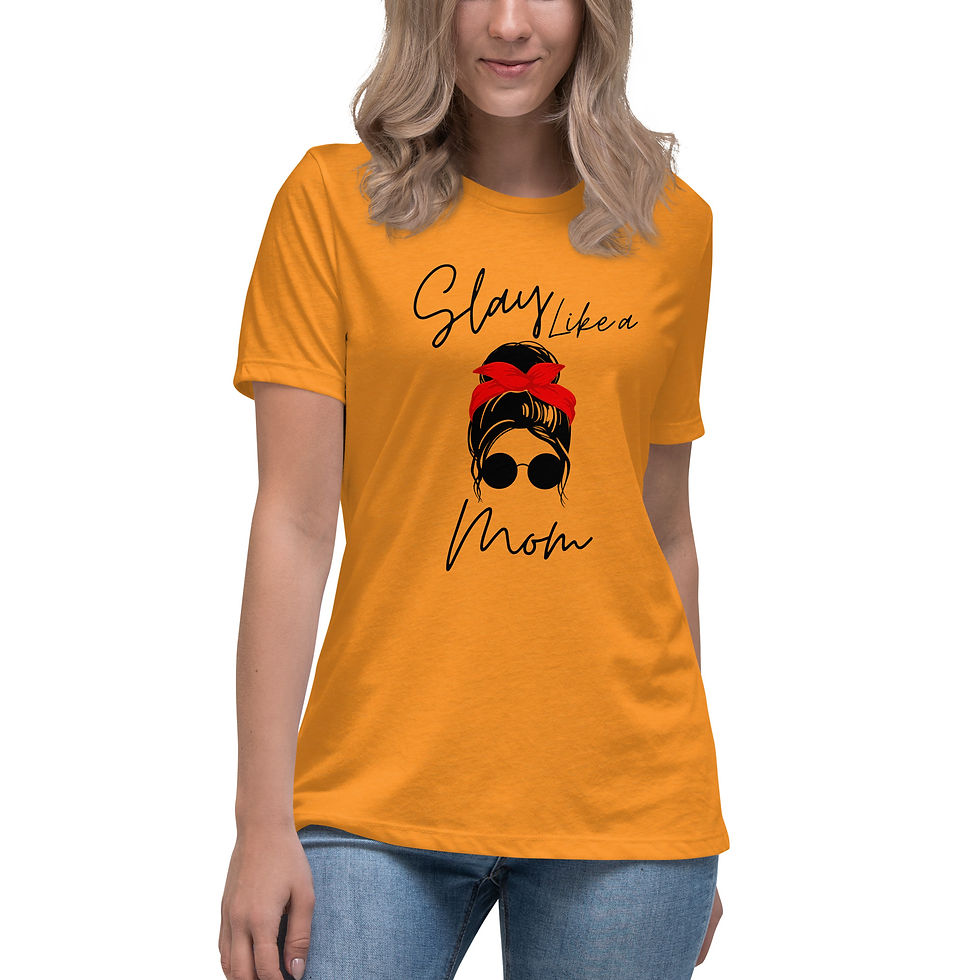 Thumbnail: Slay Like A Mom Women's Relaxed T-Shirt