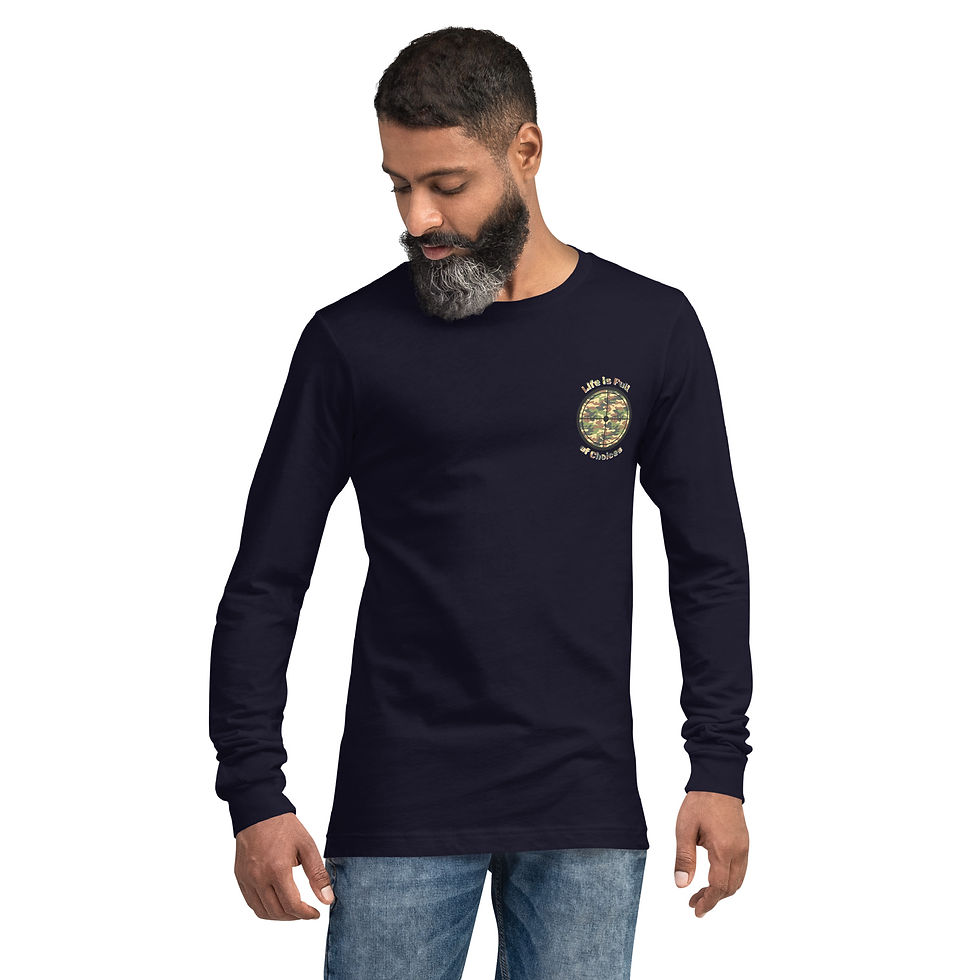 Thumbnail: Life is Full of Choices Men's Long Sleeve Tee