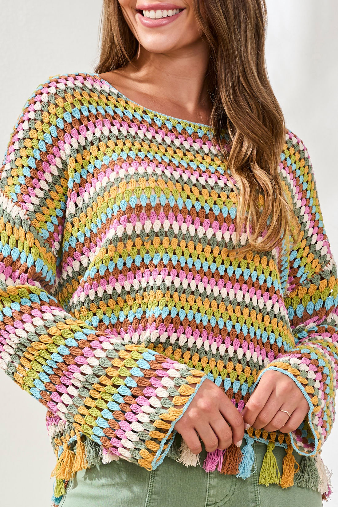 723034 CHANDAIL CROCHET MULTI