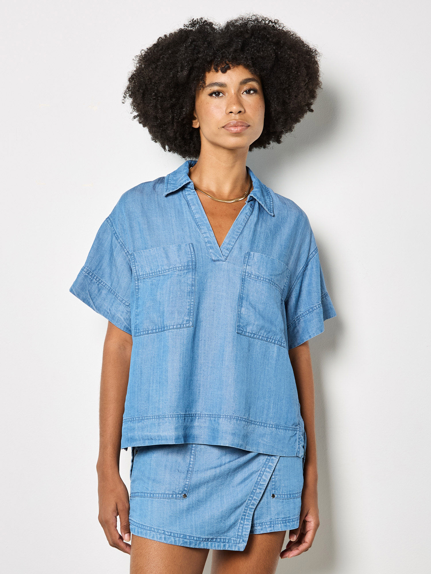 66234 BLOUSE TENCEL