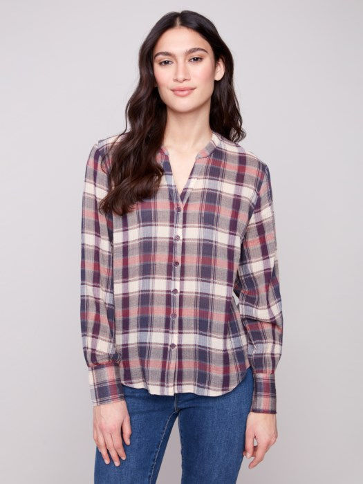 Miniature : 144628 BLOUSE CARREAUX