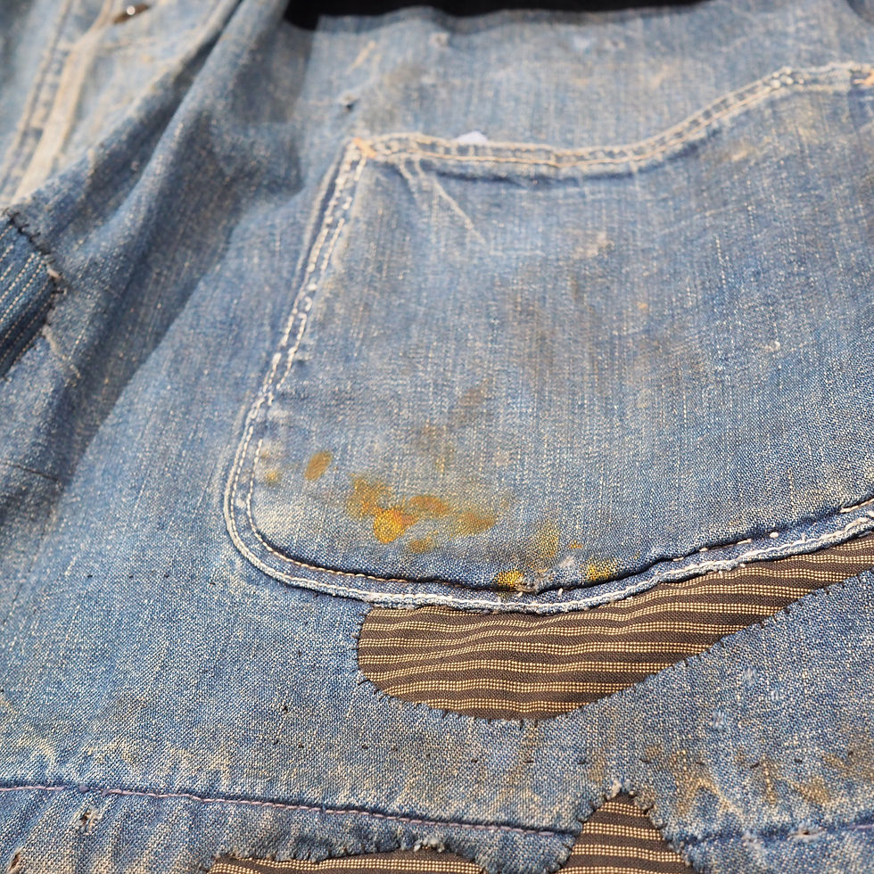 Thumbnail: WW2 model denim chore coat