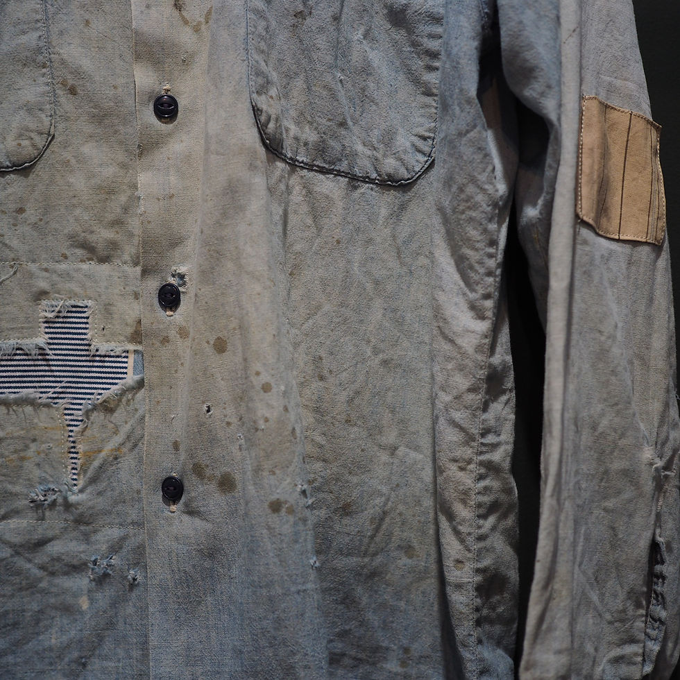 Thumbnail: 1950s Chambray work shirt