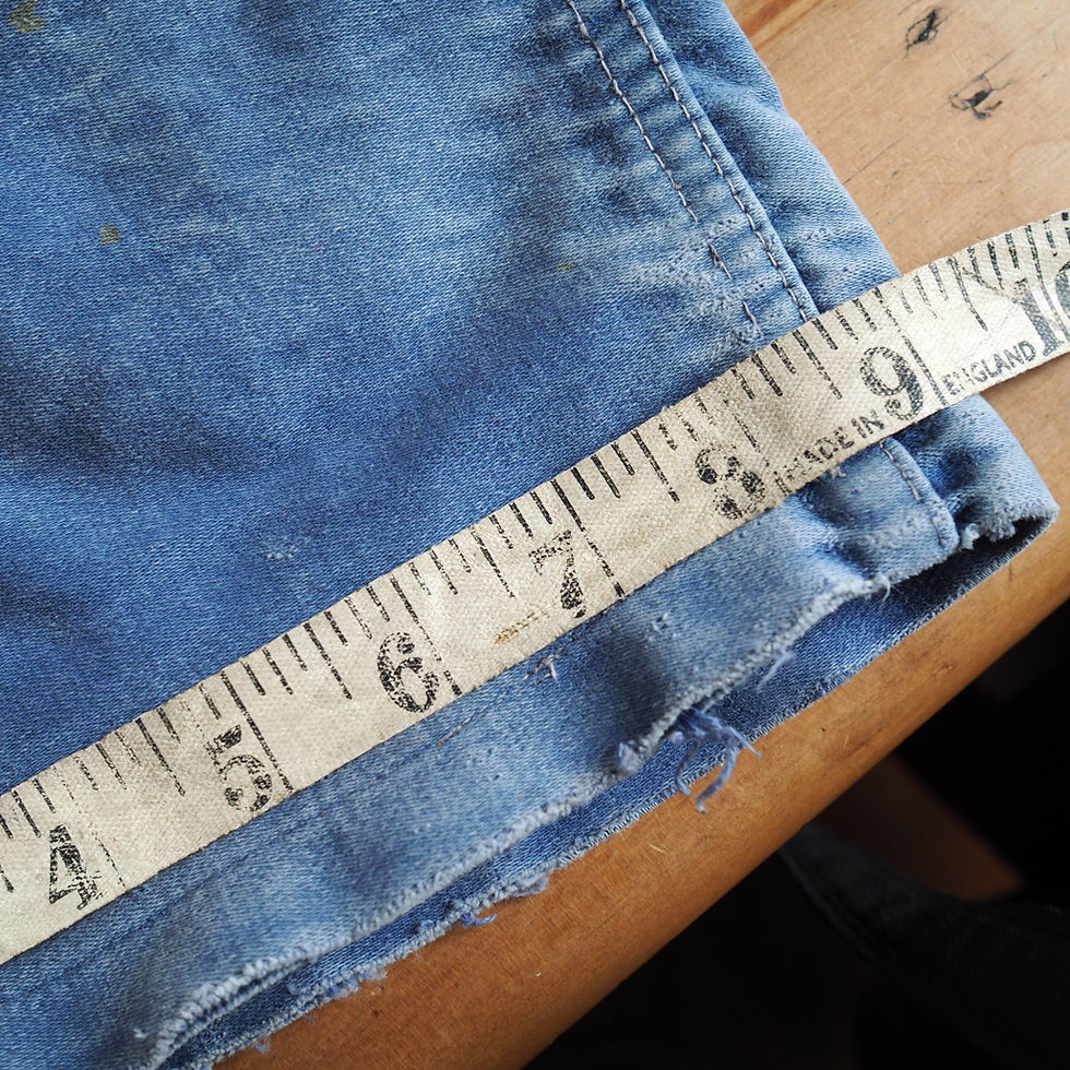 Thumbnail: Vintage French moleskin overalls