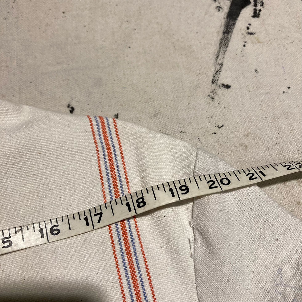 Thumbnail: NZ Flour sacks and recycled canvas chore coat