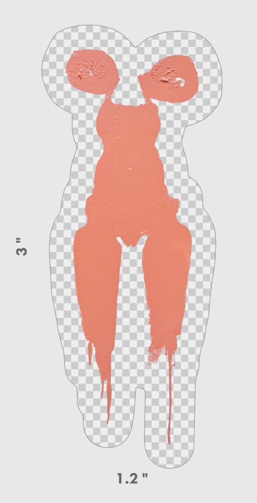 Thumbnail: Pressed Peaches ~ 3" Sticker