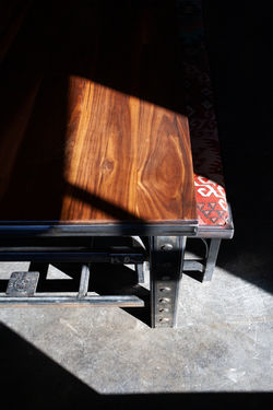 Santa Fe Brew Co. Community Table & Stool - Designed & Crafted by Miguel Lucio
