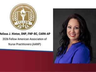 Melissa J. Hinton Named Fellow of the American Association of Nurse Practitioners® (AANP)