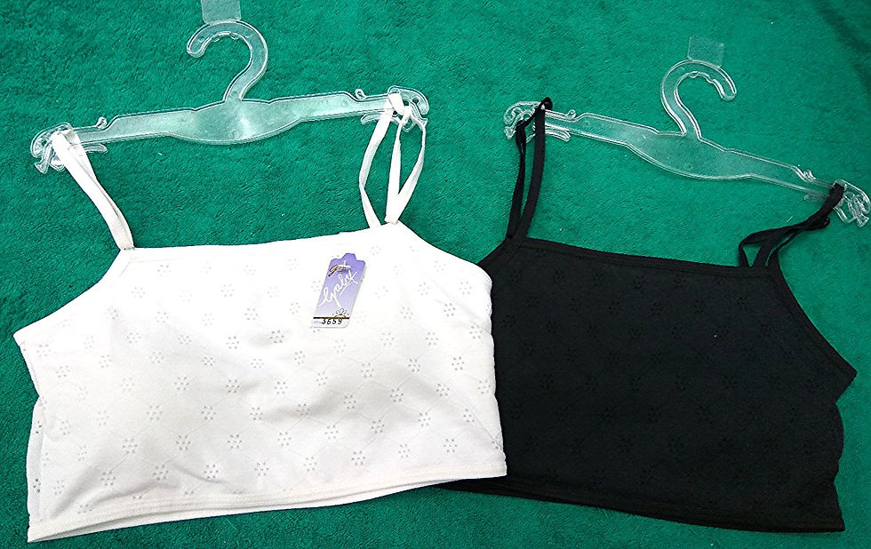 3659 通花半截有胚胸衣(F/XL)