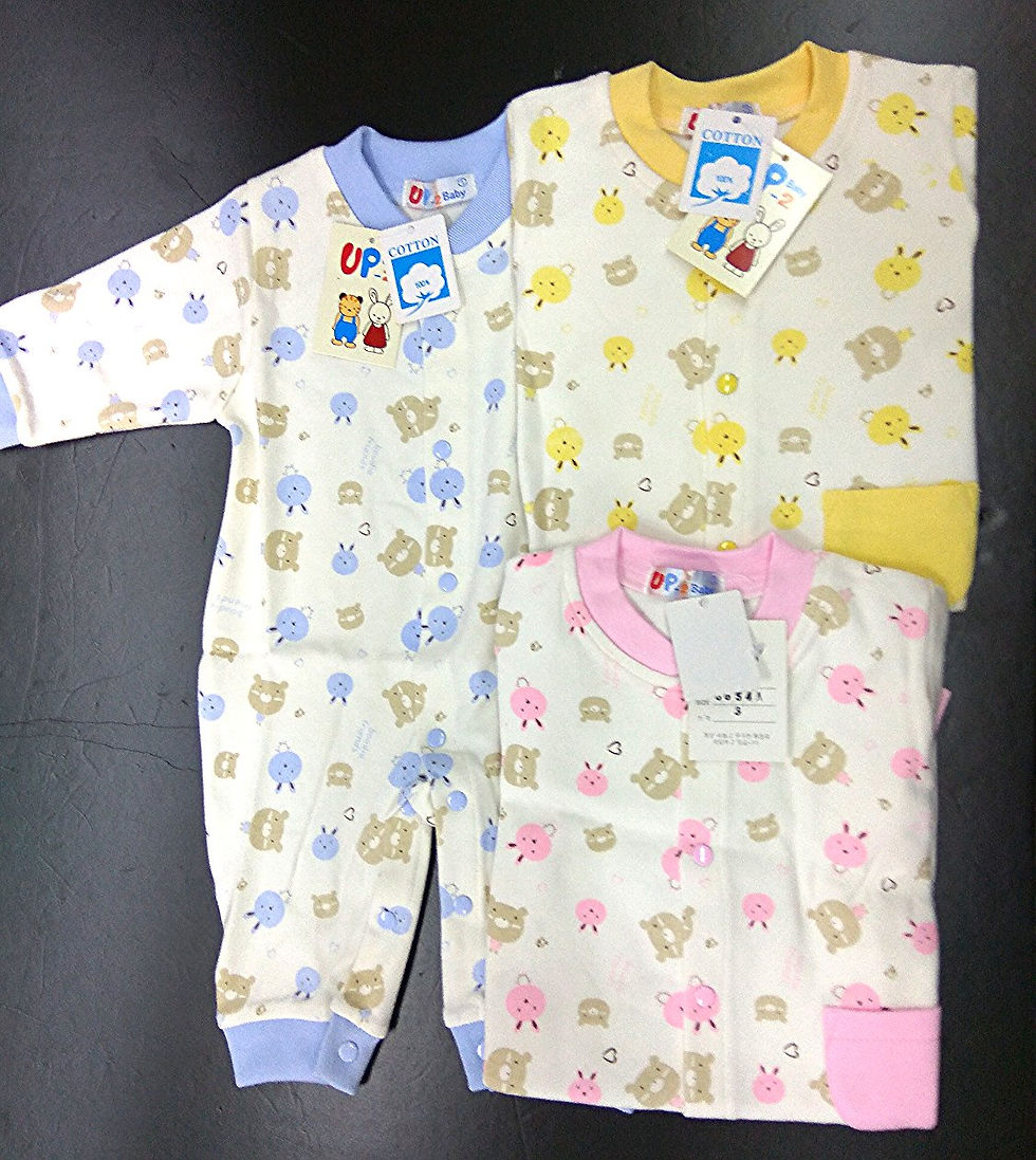 8654A 嬰兒雙面對胸蛤衣1/3