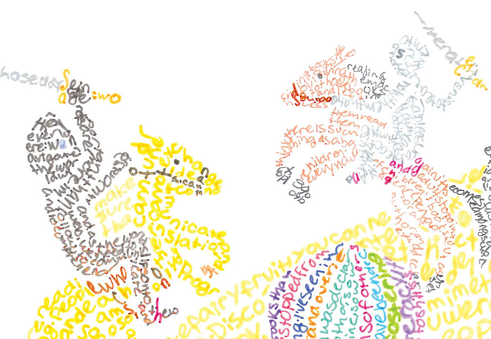 Thumbnail: Once Upon A Time Micrography Greeting Card