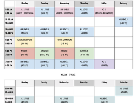 Schedule Change Reminder