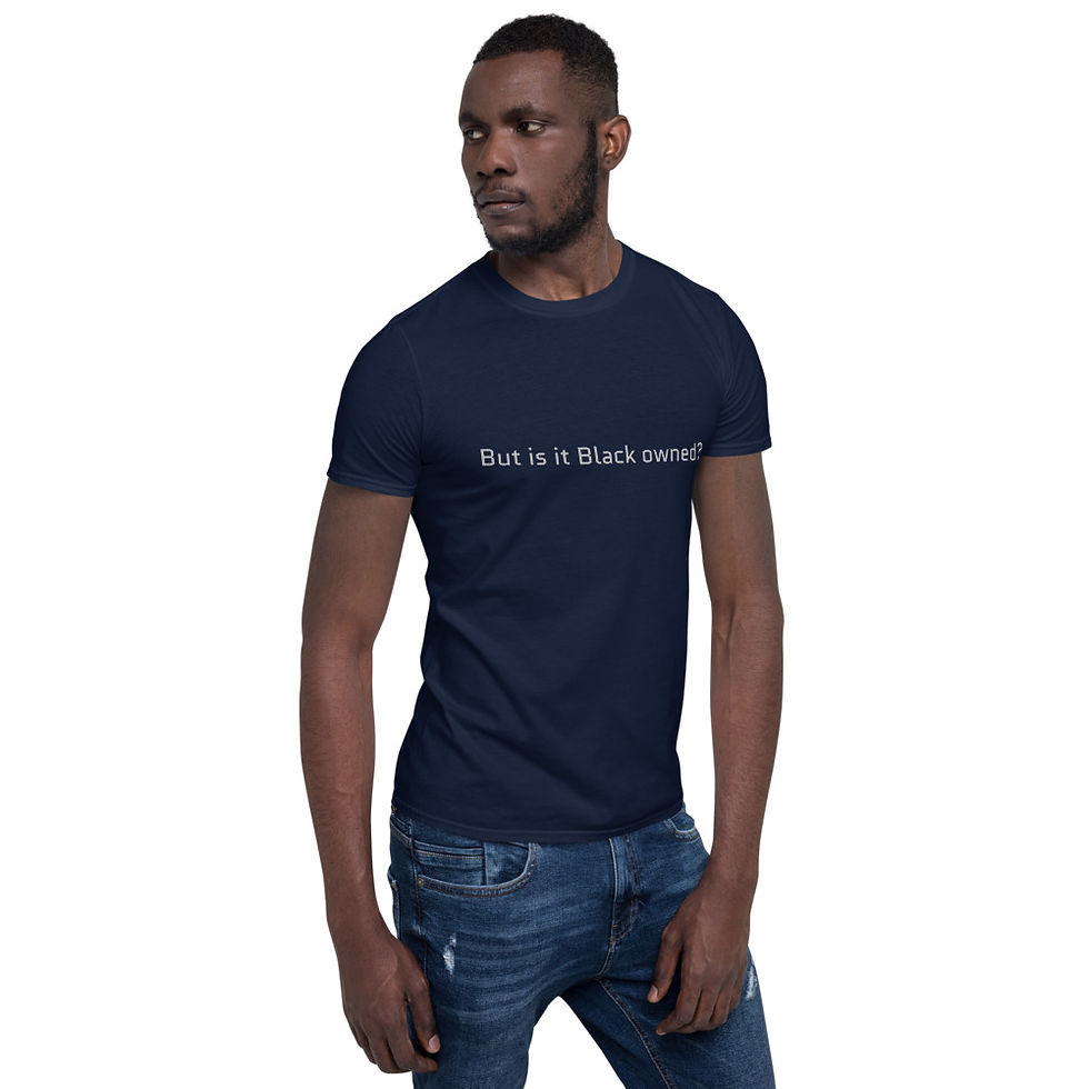 Thumbnail: "Black Owned" Short-Sleeve Unisex T-Shirt